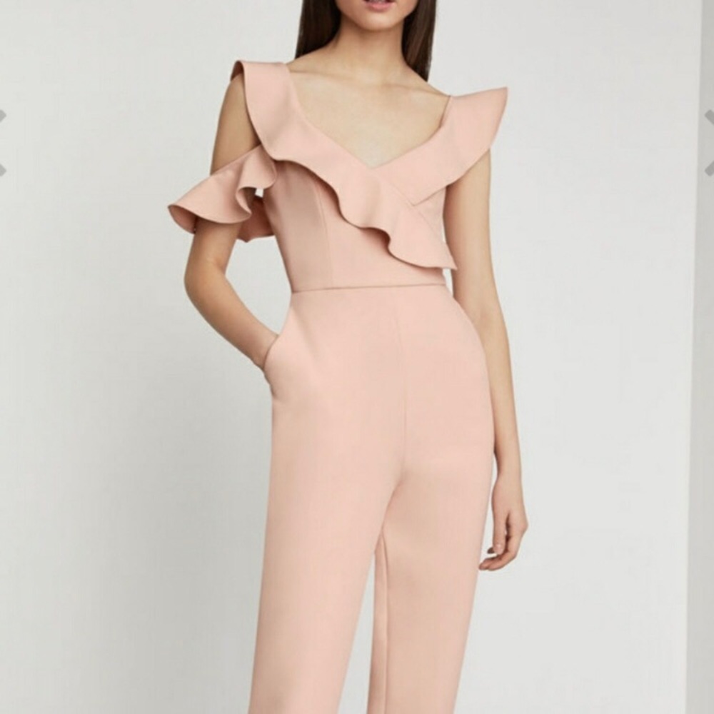 Bare pink BCBG Jumpsuit